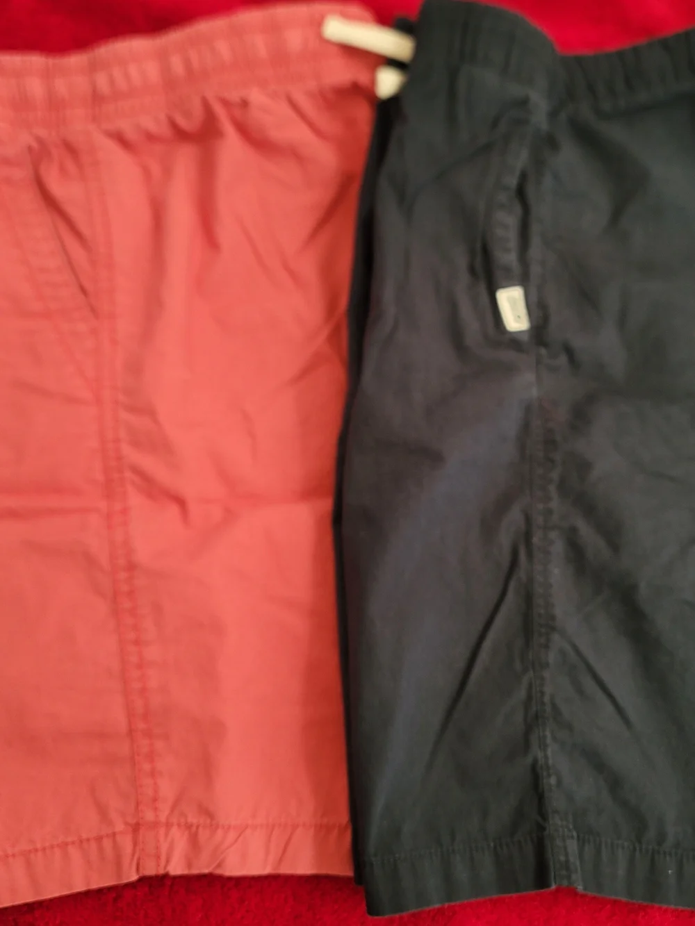 GAP Kids Drawstring Shorts in Coral and Navy